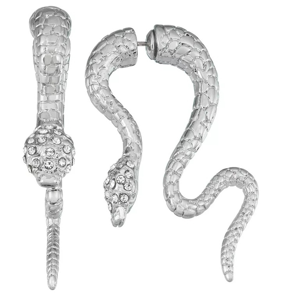 Front-Back Snake Earrings (1)